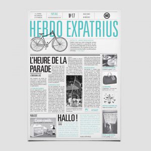 une de journal et mise en page projet de dsaa strasbourg