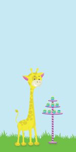 illustration enfant girafe