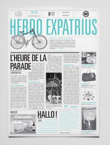 publication magazine alsace journal typographie supports imprimés graphiste